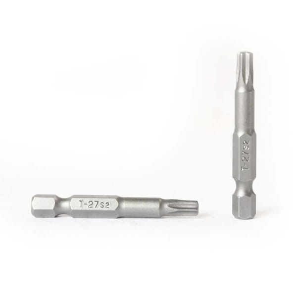 Superior Steel T27 Single End Torx Screwdriver Bits - 2 Inch Long, PK 10 - BT227-10PK