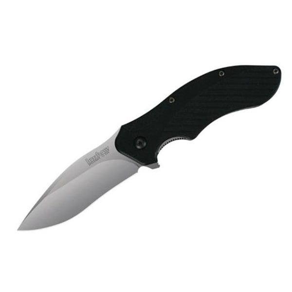 Kershaw Kershaw 1605Ker Folding Knife Stainless Plain Drop Point Liner Lock - 1605Ker