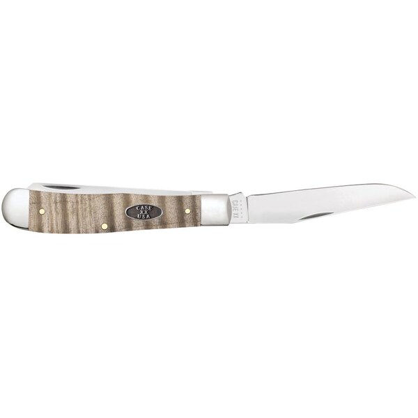 Case Cutlery 2023 Case Curly Maple Wood Trapper 7254 Ss - CAS-25940