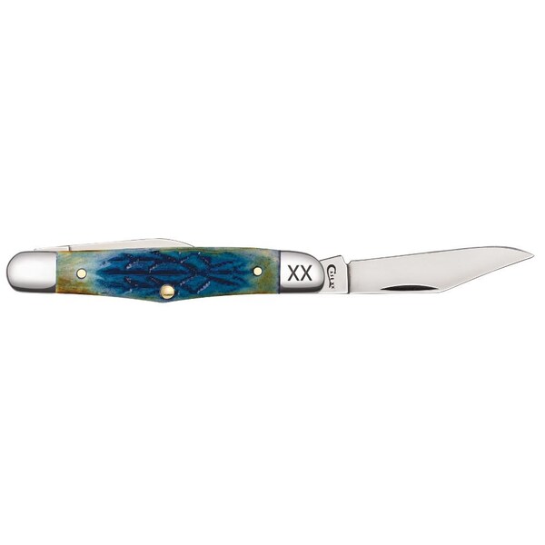 Case Cutlery 2023 Case Burnt Purple Bone Tribal Jig Half Whittler 6208 Ss - CAS-61805