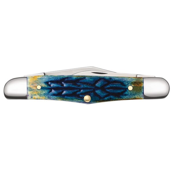 Case Cutlery 2023 Case Burnt Purple Bone Tribal Jig Half Whittler 6208 Ss - CAS-61805