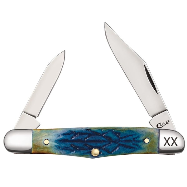 Case Cutlery 2023 Case Burnt Purple Bone Tribal Jig Half Whittler 6208 Ss - CAS-61805