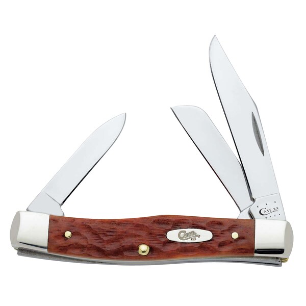 Case Cutlery 2023 Case Chestnut Bone Cv Standard Jig Medium Stockman 63032 Cv - CAS-07008