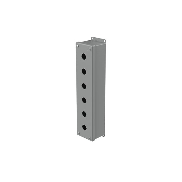 Nvent Hoffman Mild Steel Electrical Enclosures, 14-3/4 in H, 2-3/4 in D, 3-1/4 in W, NEMA 12, Screw On - E6PBGVL