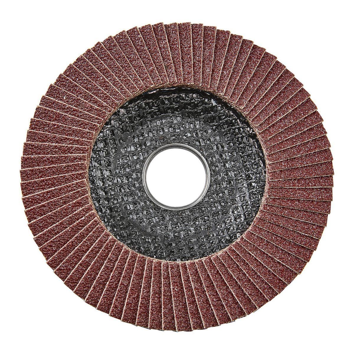 Disco de láminas tipo 27 de 80 granos con respaldo de fibra de vidrio y grano de óxido de aluminio de Guerrero 4-1/2 in. x 7/8 in. - 57750