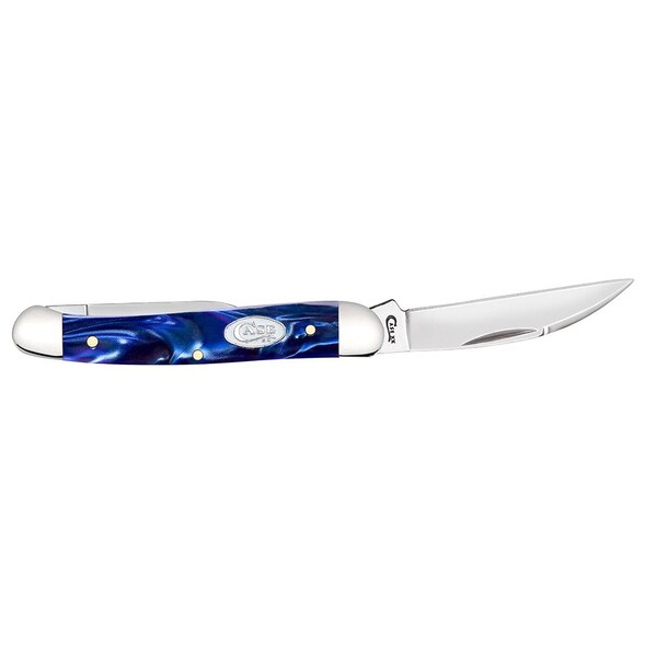 Case Cutlery 2023 Case Blue Pearl Kirinite Mini Copperhead 102109W Ss - CAS-23433