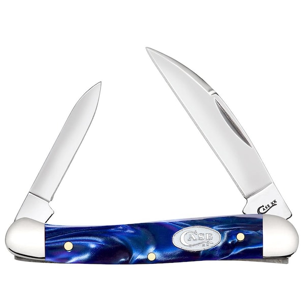 Case Cutlery 2023 Case Blue Pearl Kirinite Mini Copperhead 102109W Ss - CAS-23433