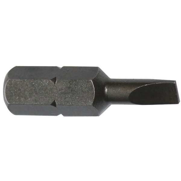 Apex Tool Group Torsion Bit, SAE, 1/4", Hex, 4F-5R, 1", PK5 - 445-1X-5PK