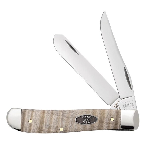 Case Cutlery 2023 Case Curly Maple Wood Mini Trapper 7207 Ss - CAS-25943