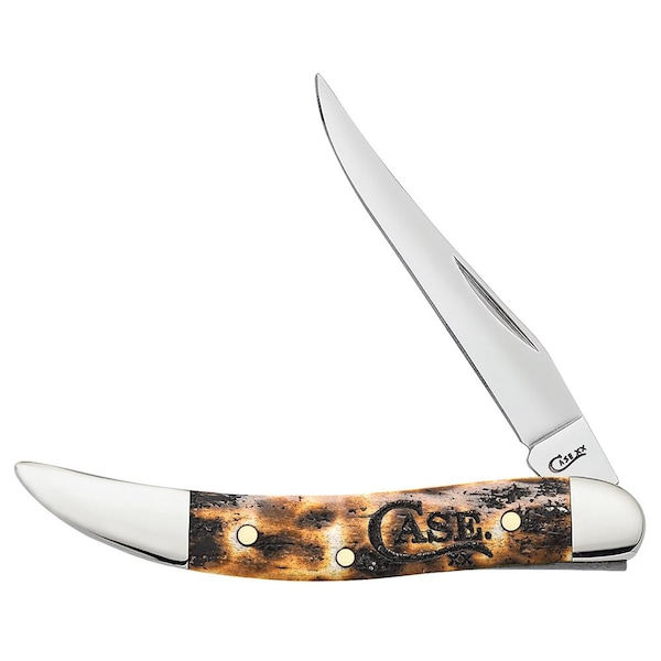 Case Cutlery 2023 Case Natural Bone Toasted Color Wash Small Texas Toothpick 610096 Ss - CAS-67915