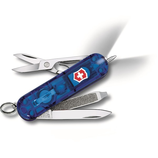 Swiss Army Brands 2024 Victorinox 57188 Signature Lite, Sapphire , Blister - VIC-0.6226.T2B1-X1