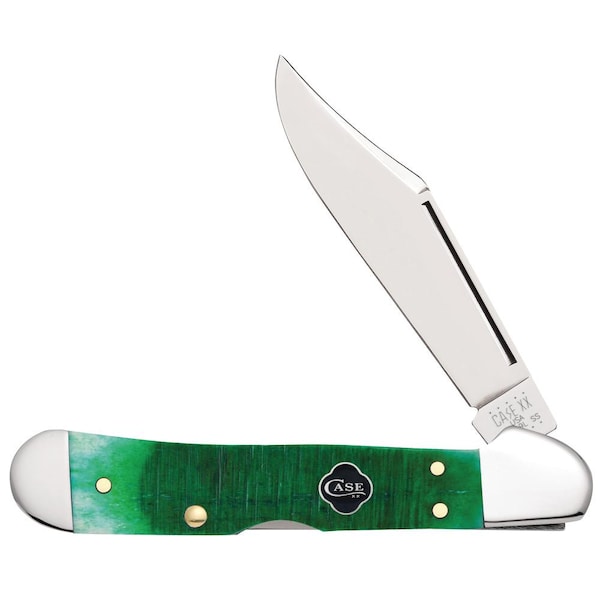 Case Cutlery 2023 Case Clover Bone Sawcut Jig Mini Copperlock 61749L Ss - CAS-23217