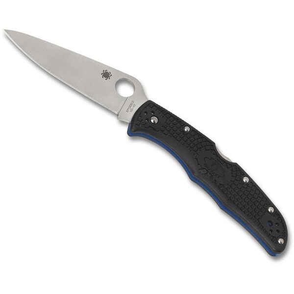 Spyderco 2023 Spyderco Reveal 8 Endura 4 Tunnel To Towers Foundation, Lightweight Black, Flat Ground Combo - SPY-C10FPSBKBL