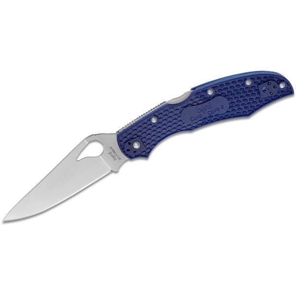Spyderco 2023 Spyderco Cara Cara 2 Lightweight Blue Plain - SPY-BY03PBL2