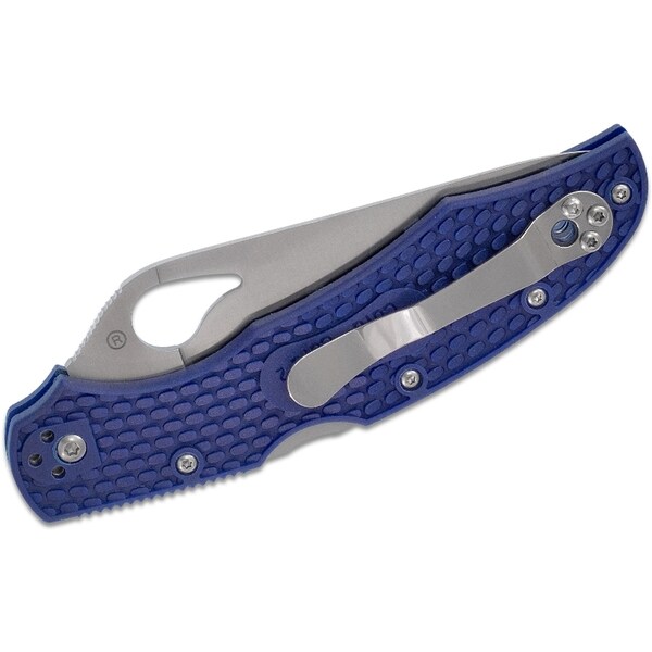 Spyderco 2023 Spyderco Cara Cara 2 Lightweight Blue Plain - SPY-BY03PBL2