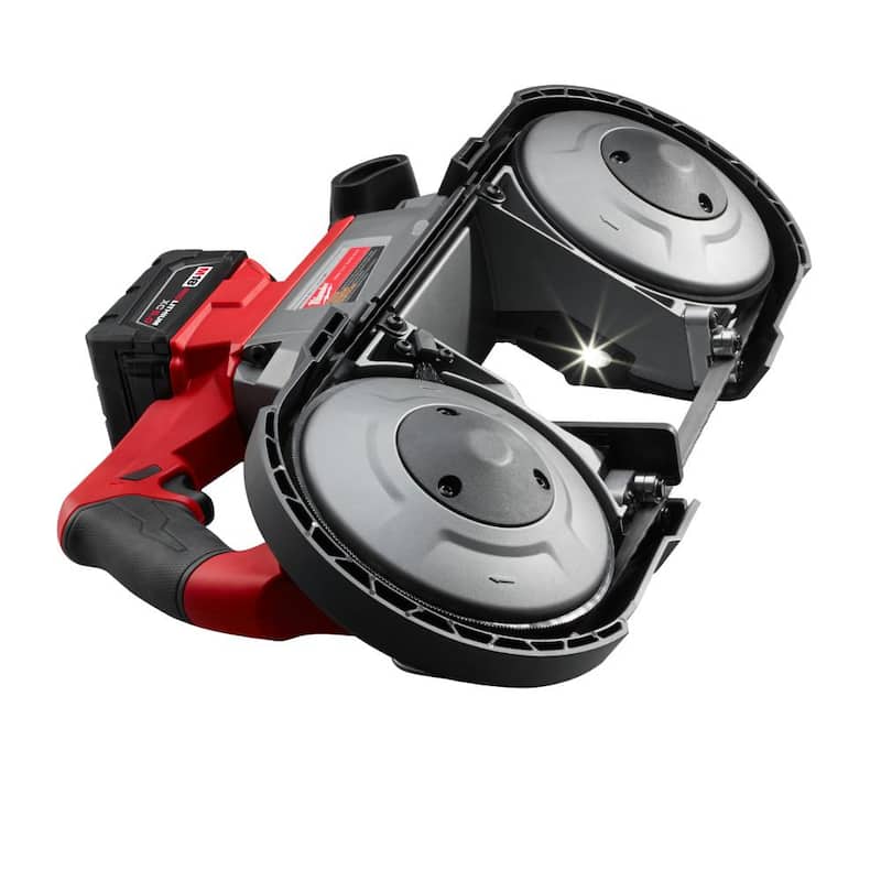 Sierra de cinta inalámbrica Milwaukee M18 FUEL 18V de iones de litio sin escobillas para corte profundo con kit de esmerilador angular FUEL - 2729-22-2880-20