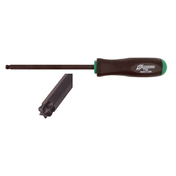 Bondhus T-55 Ball Star Tip Screwdriver Torx(R) T55 - 12755