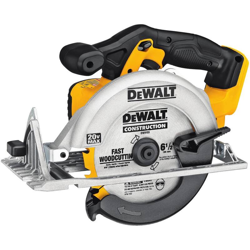 DEWALT Sierra Circular Inalámbrica 20V MAX de 6-1/2 pulgadas y (1) Batería Compacta de Iones de Litio 20V MAX de 3.0Ah - DCS391BW230