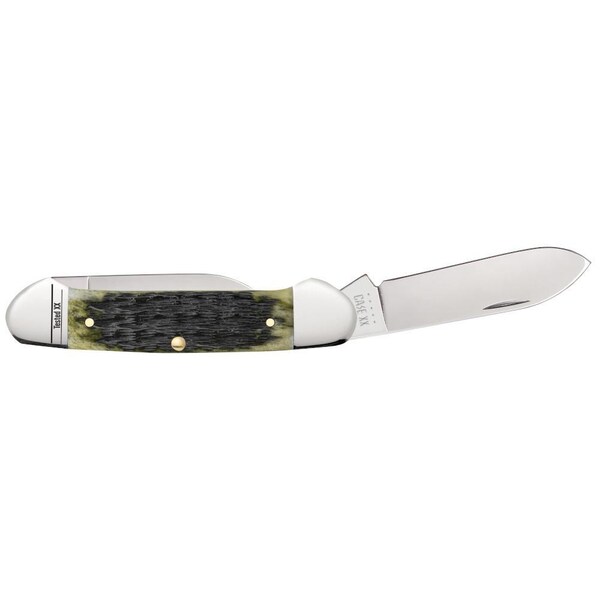 Case Cutlery 2023 Case Olive Green Bone Russell Jig Canoe 62131 Ss - CAS-13286