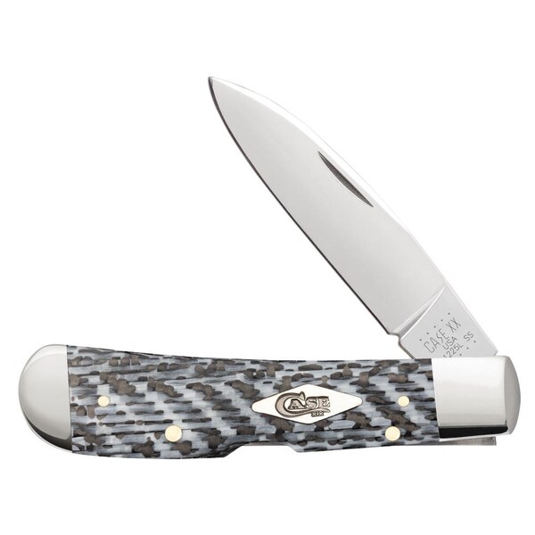 Case Cutlery 2023 Case Black And White Fiber Weave Tribal Lock Tb10112010L Ss - CAS-38928