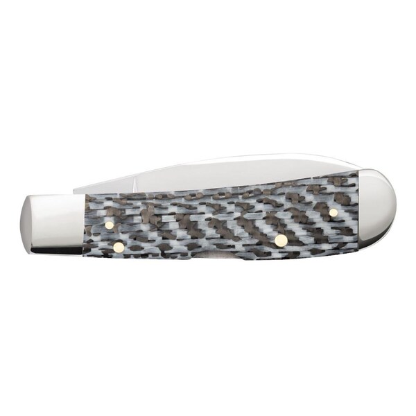 Case Cutlery 2023 Case Black And White Fiber Weave Tribal Lock Tb10112010L Ss - CAS-38928