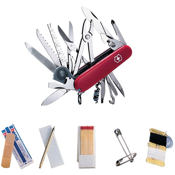 Swiss Army Brands 2023 Victorinox 53511 Swisschamp Sos Set Red 91Mm - VIC-1.8810-X1