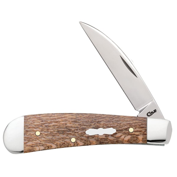 Case Cutlery 2023 Case Brown Sycamore Wood Smooth Sway Back Tb71117 Ss Ss - CAS-27269