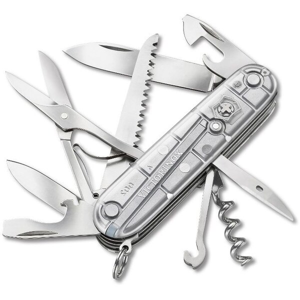 Swiss Army Brands 2024 Victorinox 57755 Huntsman, Silver Tech, Blister - VIC-1.3713.T7B1-X1