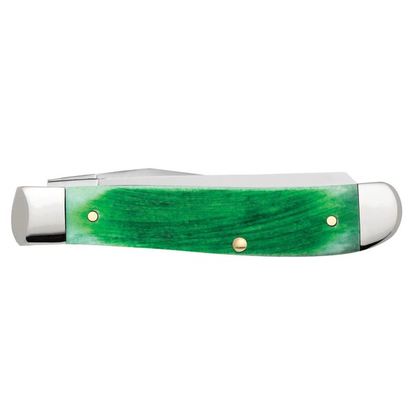 Case Cutlery 2023 Case Clover Bone Sawcut Jig Mini Trapper 6207 Ss - CAS-23213