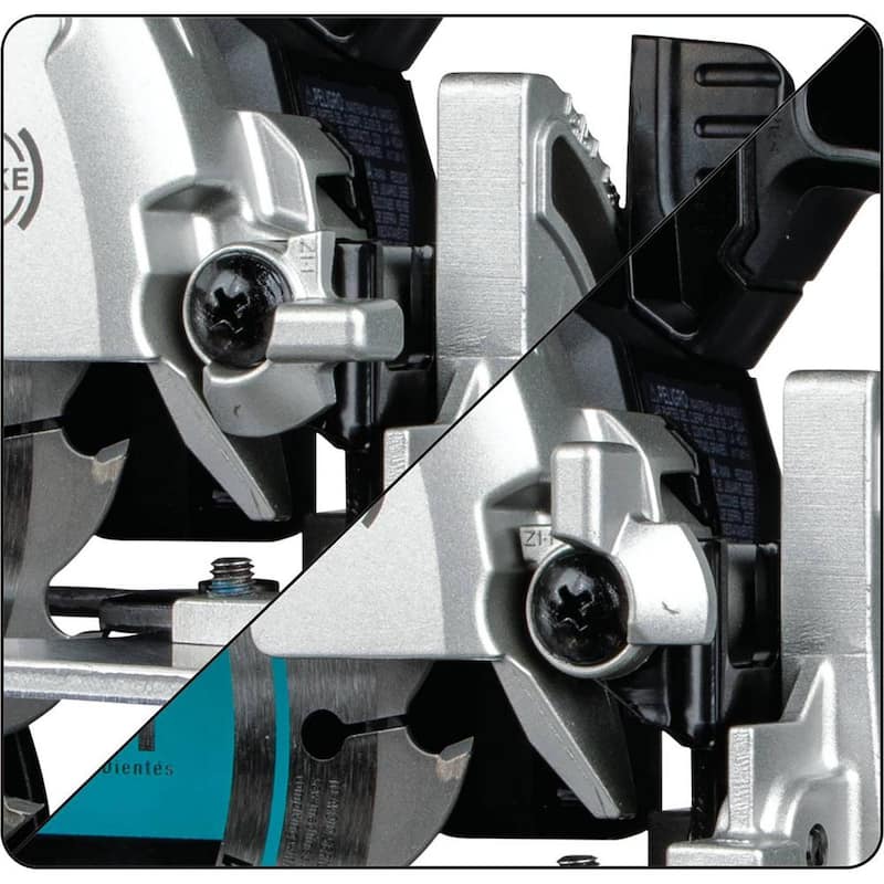 Sierra circular inalámbrica Makita de 18V y 6-1/2 pulgadas en Kit compacto LXT de iones de litio sin escobillas (2.0 Ah) - XSH04RB.