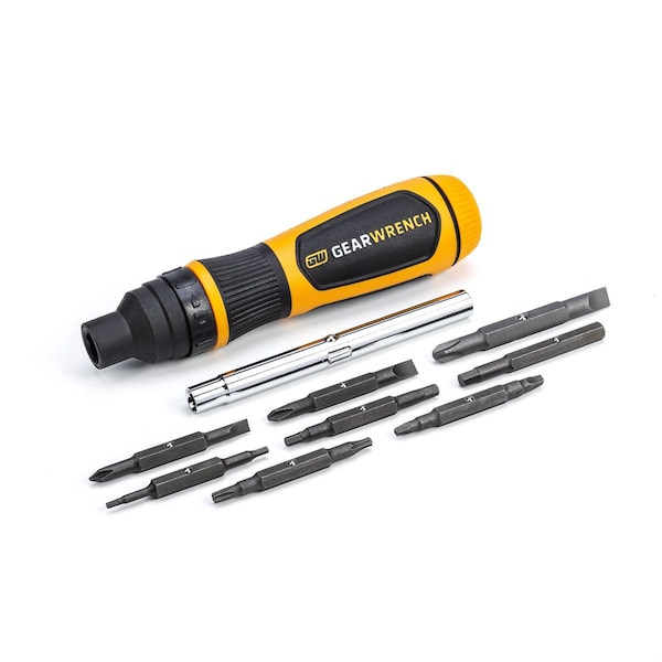 Gearwrench GW 19IN1 RATCHETING MULTIBIT SCREWDRIVER - KDT80191R