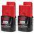 Sierra reciproca inalámbrica Milwaukee M12 Hackzall de 12 voltios con batería compacta M12 (paquete de 2) - 2420-21-48-11-2411