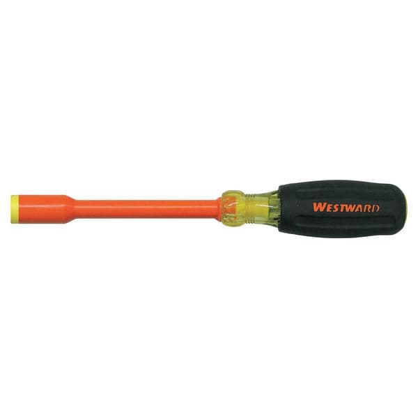 Westward Nut Driver, 3/16 in., Hollow, Ins, 5 in. - 5UFX7