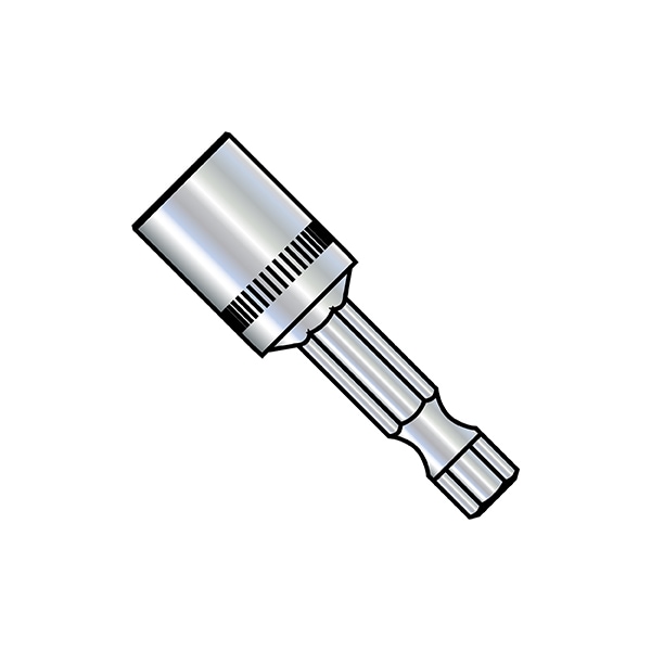 Zoro Select 3/8X1 7/8X1/4 POWER MAGNETIC NUTSETTER PLAIN - 36-165