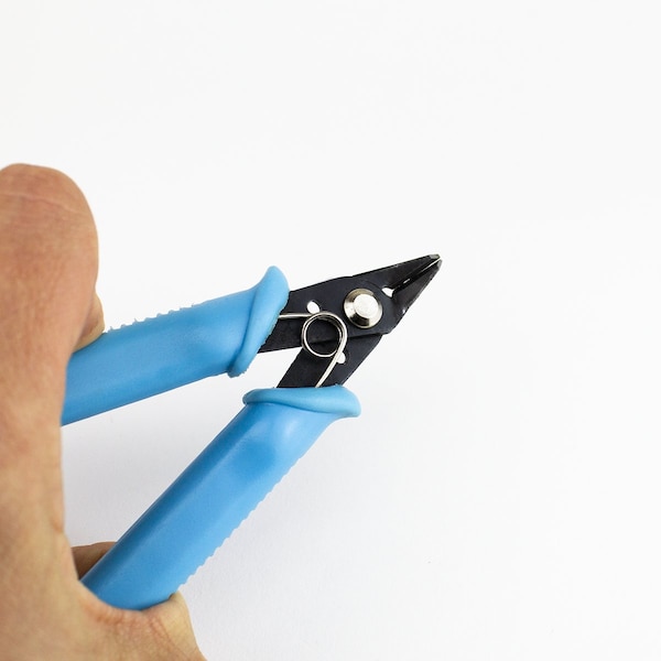 Excel Blades Sprue Cutter, Flush Cut Pliers, Precision Soft Wire Cutter, Blue 6pk - 55594