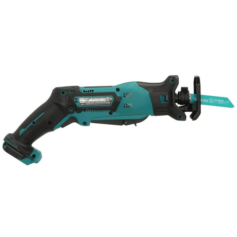 Sierra reciproca inalámbrica de iones de litio Makita 12V max CXT (Herramienta solamente) - RJ03Z