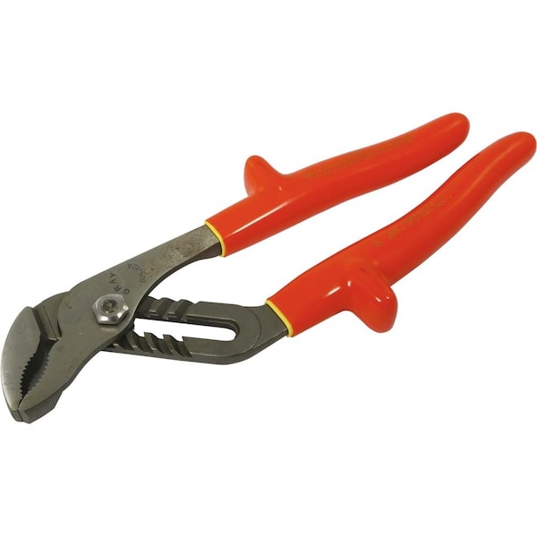 Gray Tools 12-1/2" Tongue & Groove Slip Joint Pliers, 1-1/2" Jaw, 1000V Insulated - B45-12A-I