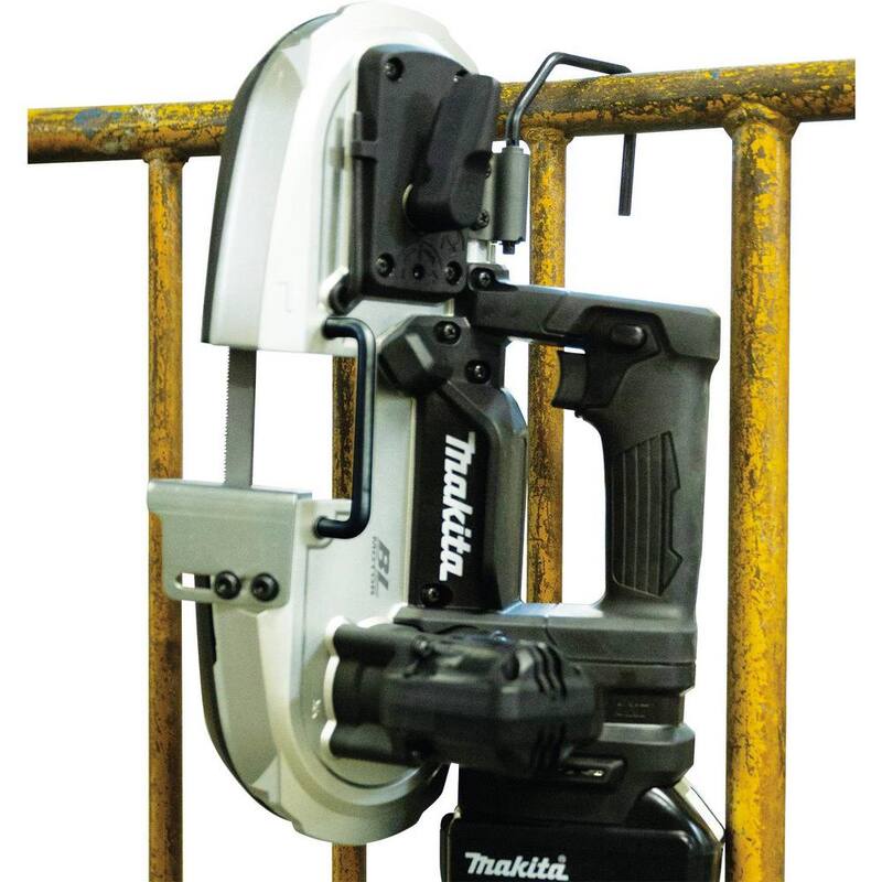 Sierra de cinta Makita 18V LXT subcompacta con motor sin escobillas, incluye hoja de sierra de cinta portátil bi-metal de 28-3/4 pulgadas y 18 TPI (paquete de 5) - XBP05R1B-E08741.