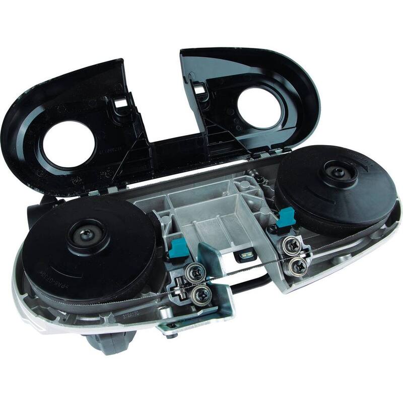 Sierra de cinta Makita 18V LXT subcompacta con motor sin escobillas, incluye hoja de sierra de cinta portátil bi-metal de 28-3/4 pulgadas y 18 TPI (paquete de 5) - XBP05R1B-E08741.