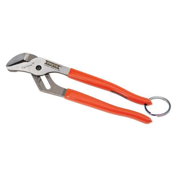 Proto 7 in Straight Jaw Tongue and Groove Plier, Serrated - J262SGXL-TT