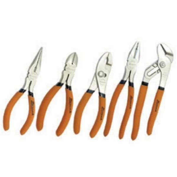 Homak Homak HT06806005 5 Piece Pliers Set - HT06806005