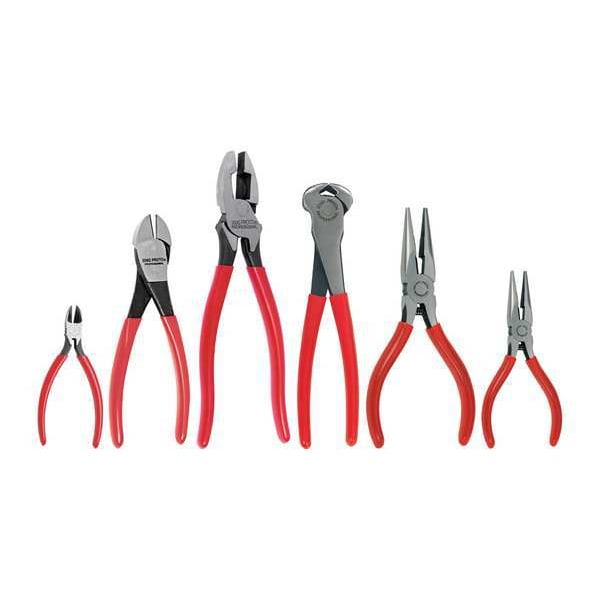 Proto 7 Piece Plastisol Grip Pliers Set Plastisol Grips Handle - J201GS
