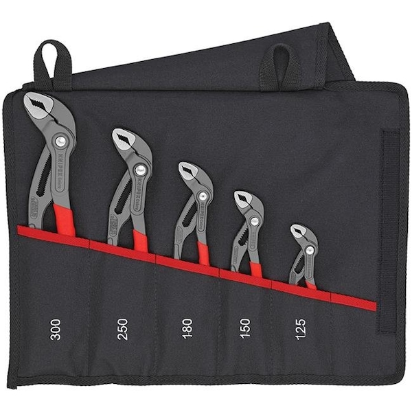 Knipex Knipex KNT-001955S5 Cobra Hose Plier Set - 5 Piece - KNT-001955S5