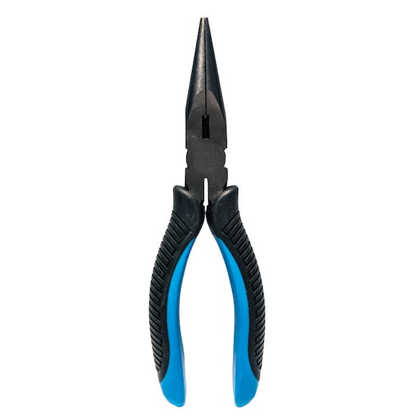 Century Drill & Tool Pliers Long Nose 6 Jaw Capacity 2-3/8 Jaw Length 2-3/16 Jaw Thick 3/8 - 72557