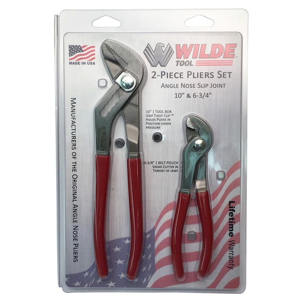 Wilde 2-PIECE PLIERS SET-G251 & G253-POLISHED-CARD CLAM - G255P.NP/CC