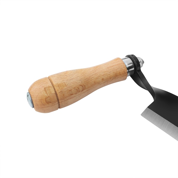 Earth Worth 13-inch Draw Knife, Straight Draw Shaver, wood Grip Handles, Blade Cover Debarking Tool - 83-DT5225