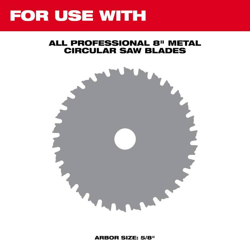 Sierra circular inalámbrica Milwaukee M18 FUEL de 18 volts con batería de iones de litio de 8 pulgadas sin escobillas para cortar metal (Herramienta solamente) con amoladora sin escobillas - 2982-20-2880-20