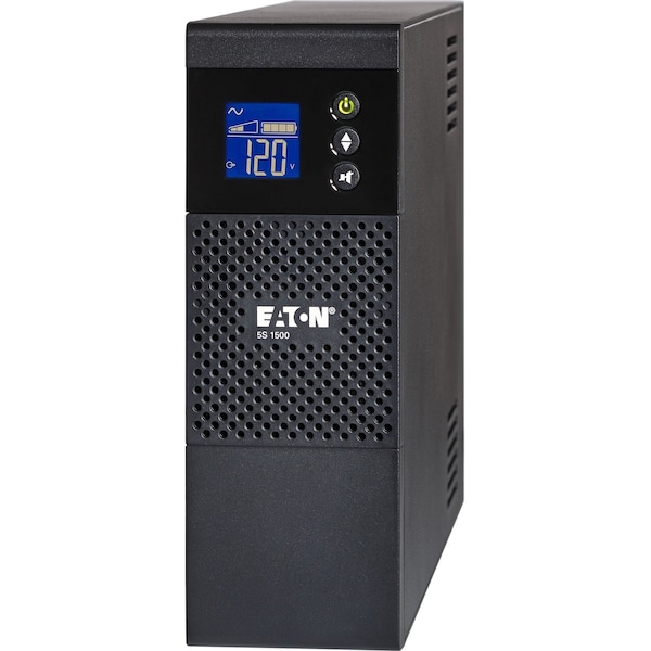 Eaton UPS System, 1500VA, Line Interactive, Out: 100/120/127V AC In: 120V AC - 5S1500LCD