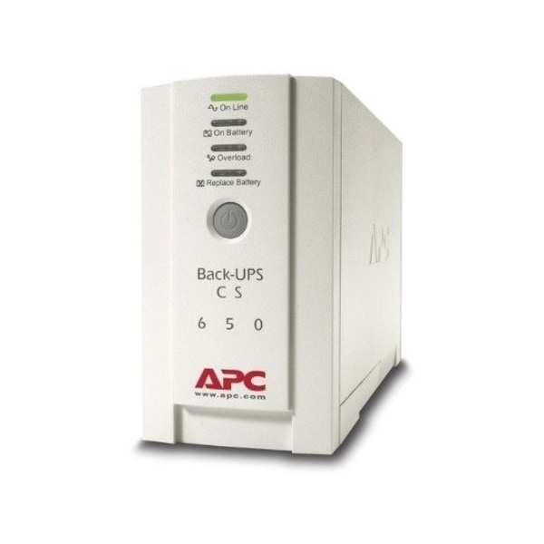 Apc Standby UPS System, 650VA, Standby, Out: 230V AC In: 230V - BK650EI