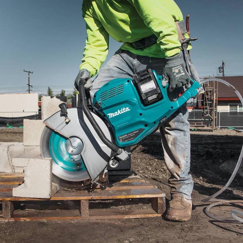 Makita 80V max (40V max X2) XGT Cortadora de energía inalámbrica sin escobillas de 14 pulgadas Kit (8.0Ah) - GEC01PL